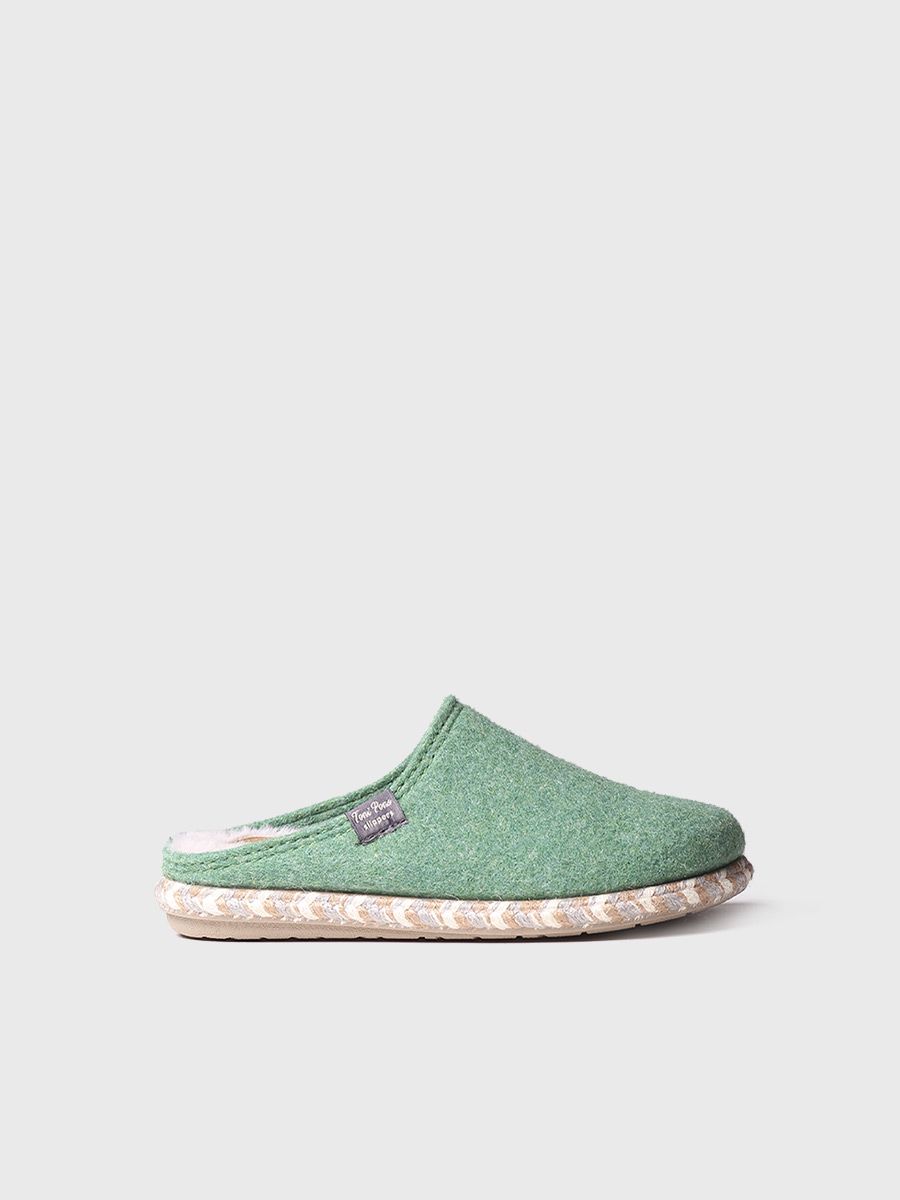 Women's slippers in felt - DELI-FP