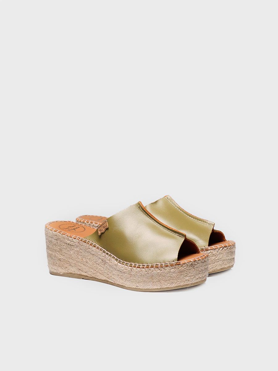 Women's leather espadrilles - IVONNE