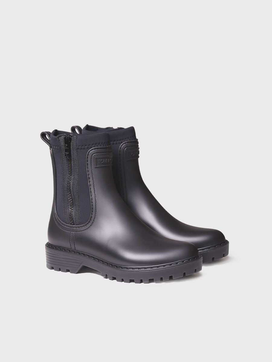 Women's neoprene and rubber ankle boot - CLAIS