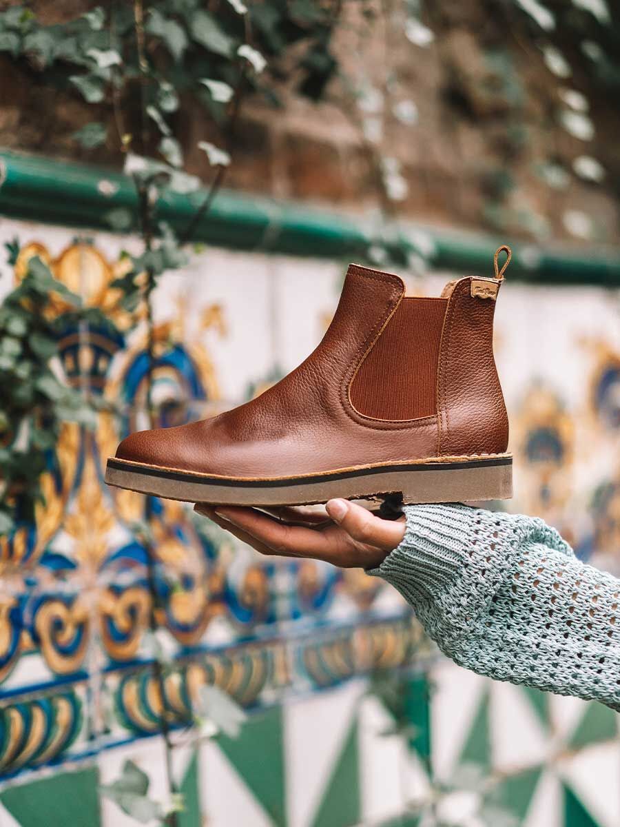 Women's ankle boot in leather - ISA-PO