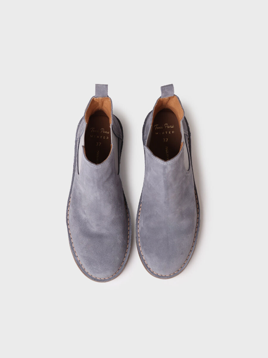 Women's ankle boot in suede - ISA-SY