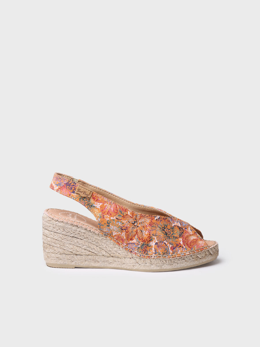 Peep toe wedge espadrille | LAILA-LL