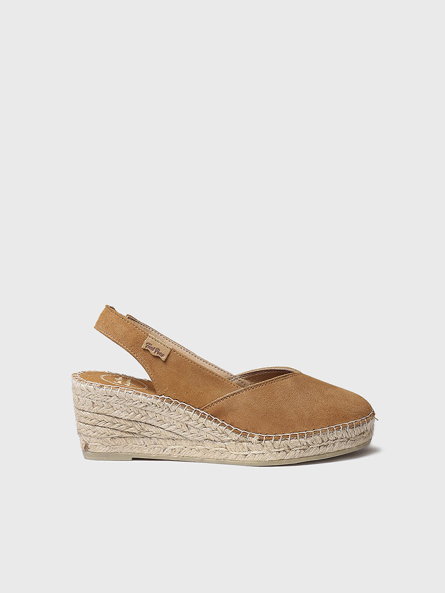 Women's suede wedge espadrille | BETTY-A