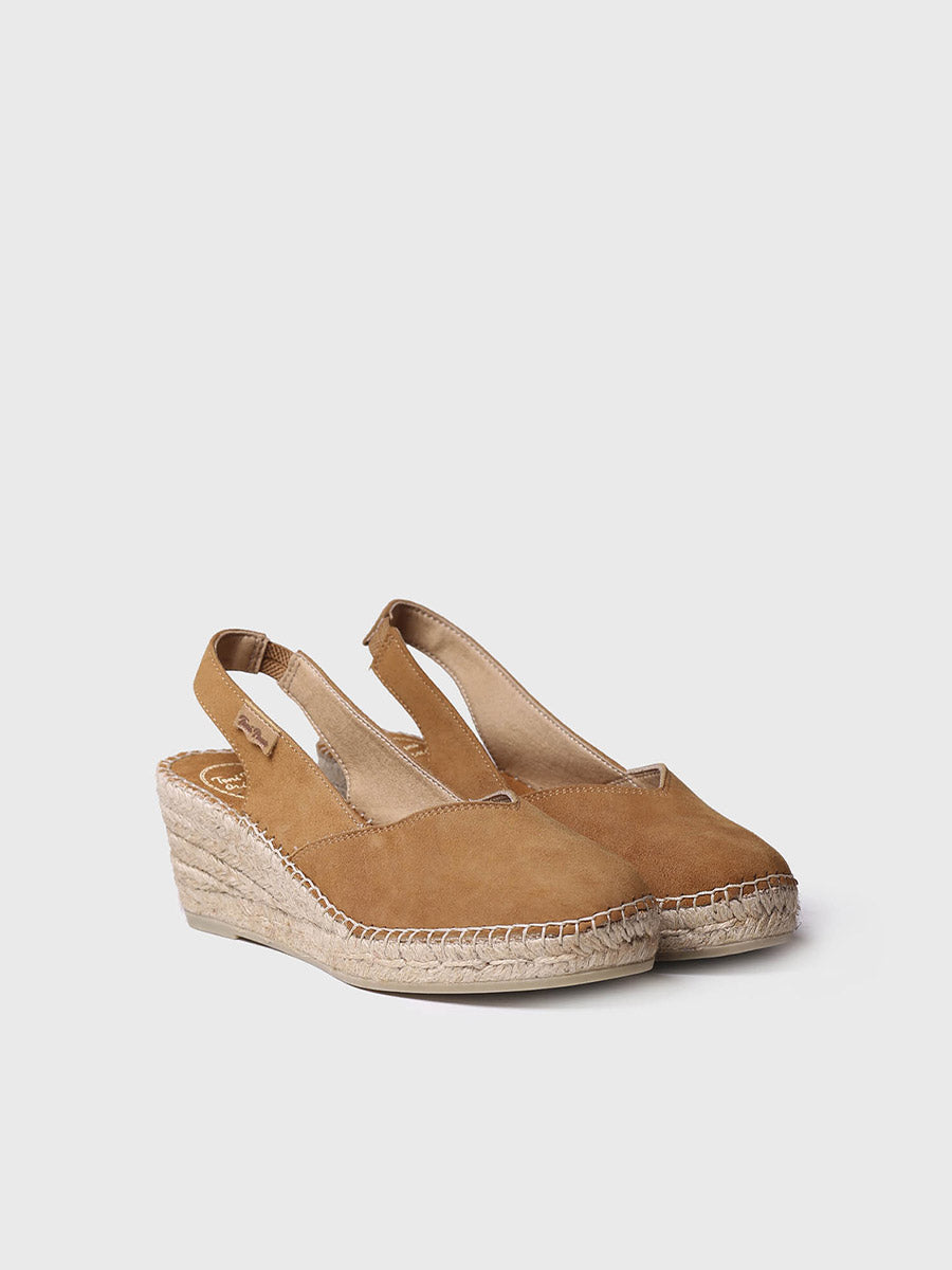 Women's suede wedge espadrille | BETTY-A