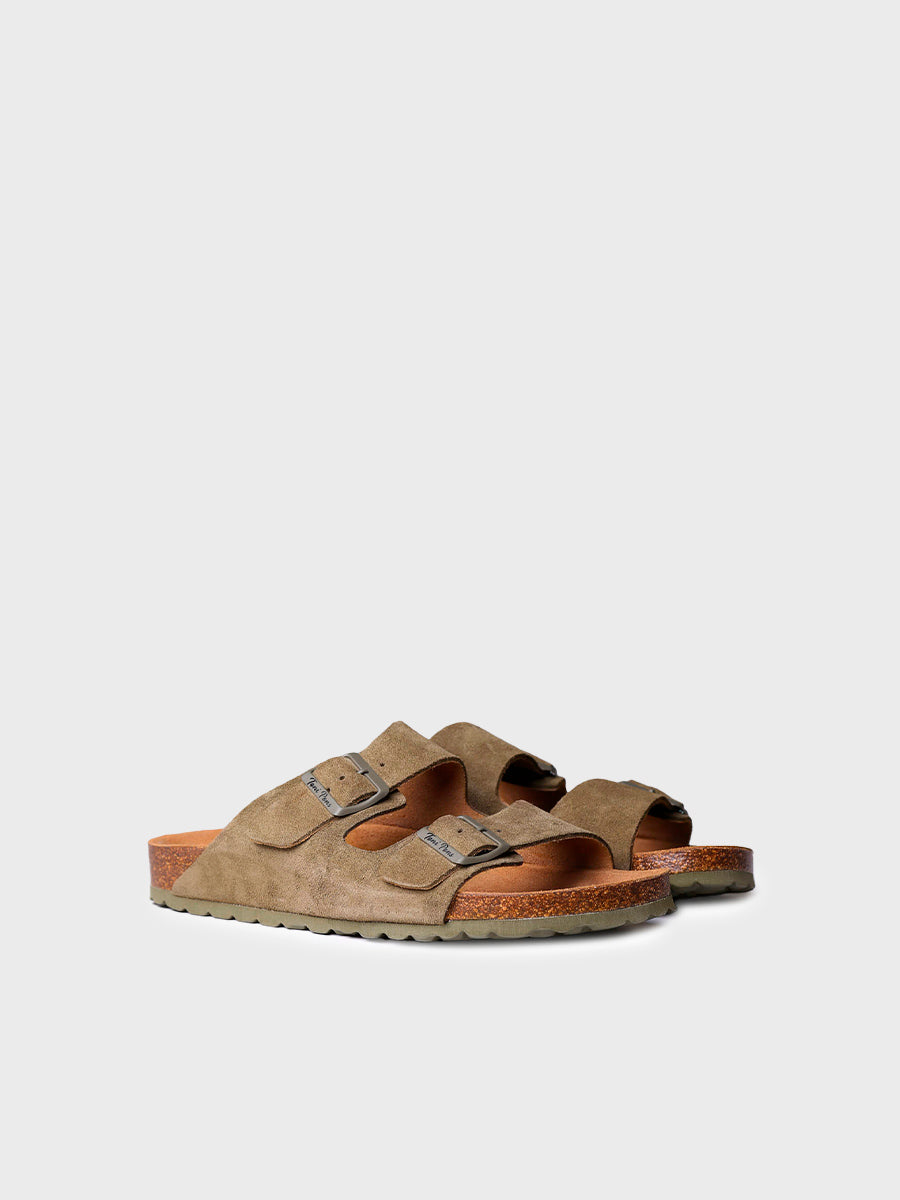Men's sandal with buckles - GER-QT