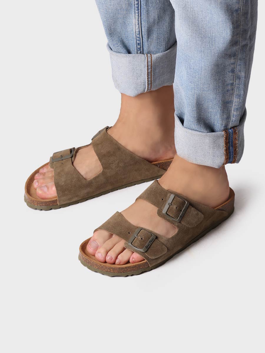 Men's sandal with buckles - GER-QT