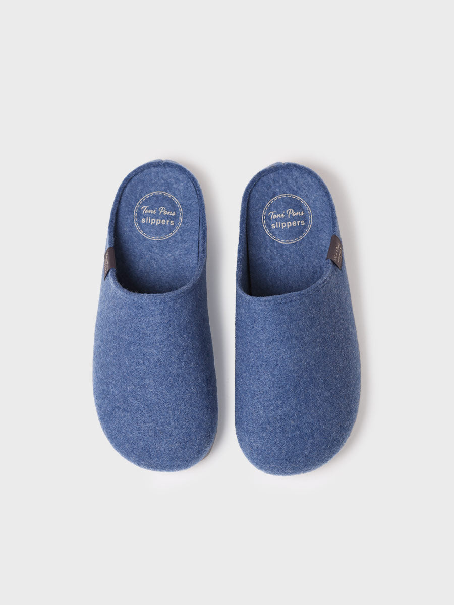 MONA-FR - Women's clog-style slipper in recycled felt