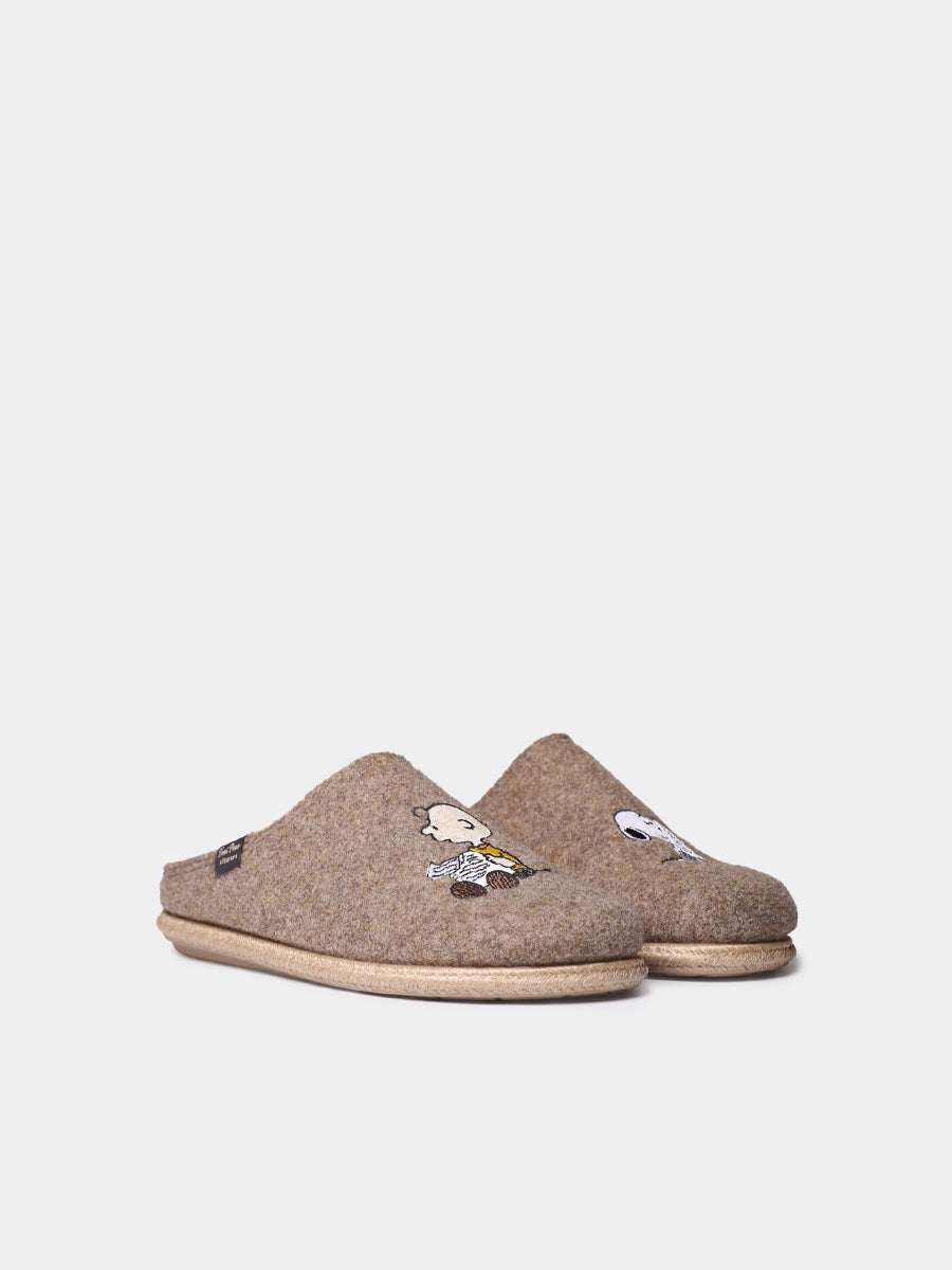 CHARLIE - Men's clog-style Snoopy slippers