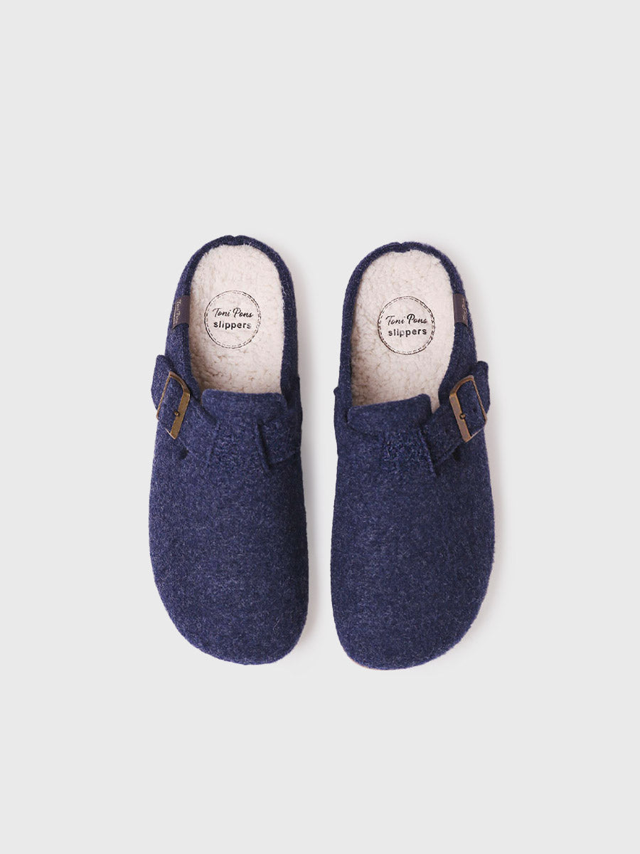 NORTON-FP - Men's clog-style slipper in felt