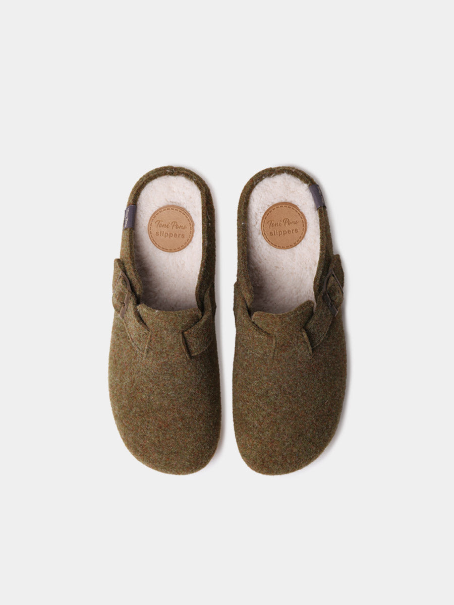 NORTON-FP - Men's clog-style slipper in felt