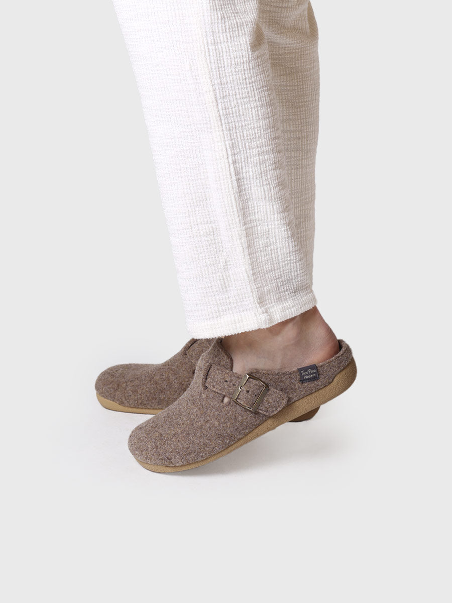 NORTON-FP - Men's clog-style slipper in felt