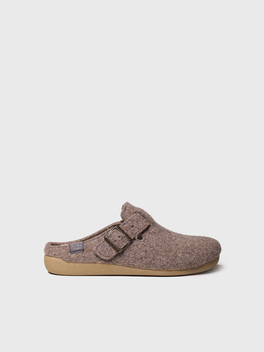 NORTON-FP - Men's clog-style slipper in felt