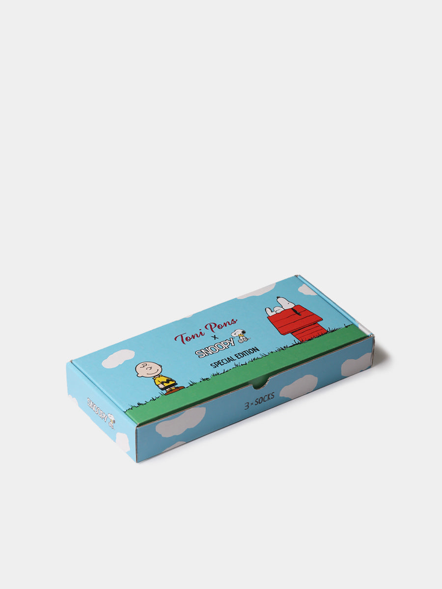 PACK OF 3 UNISEX SNOOPY SOCKS - LARGE | SNOOPY PACK