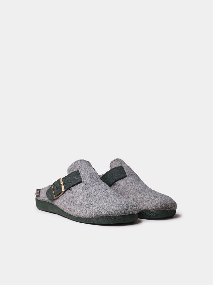 NORTON-FP - Men's clog-style slipper in felt