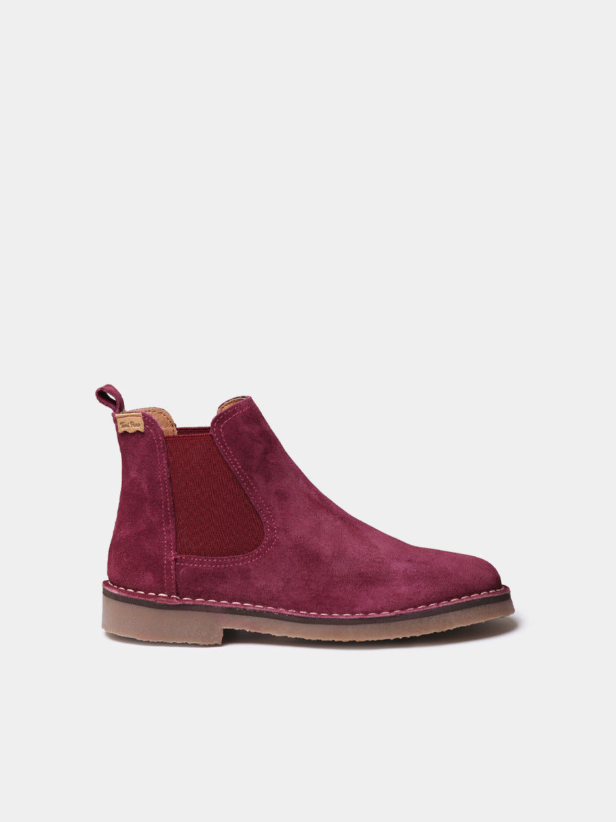 Women's ankle boot in suede - ISA-SY