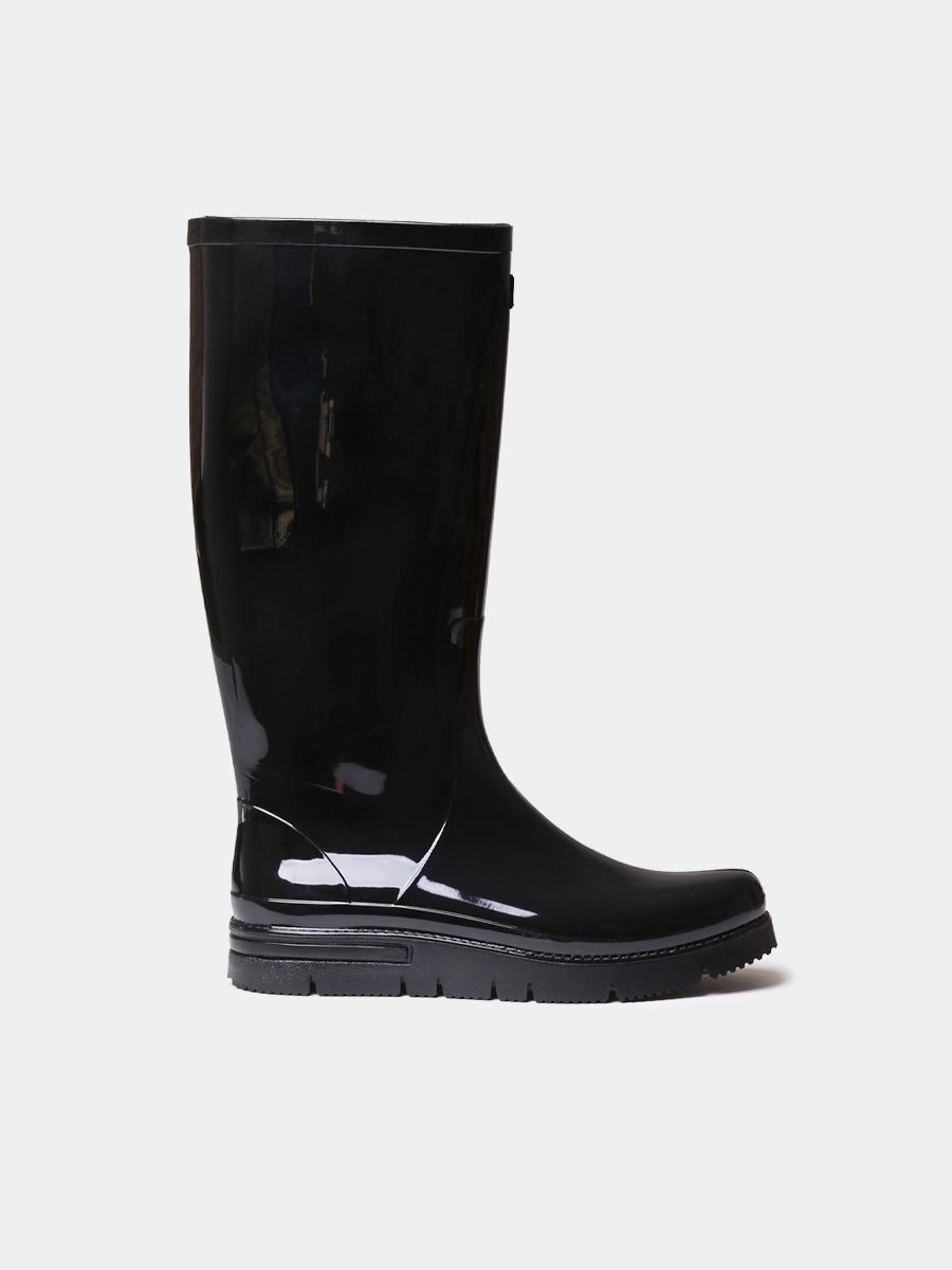 Women's rubber rain boot with a glossy finish | CLERMONT