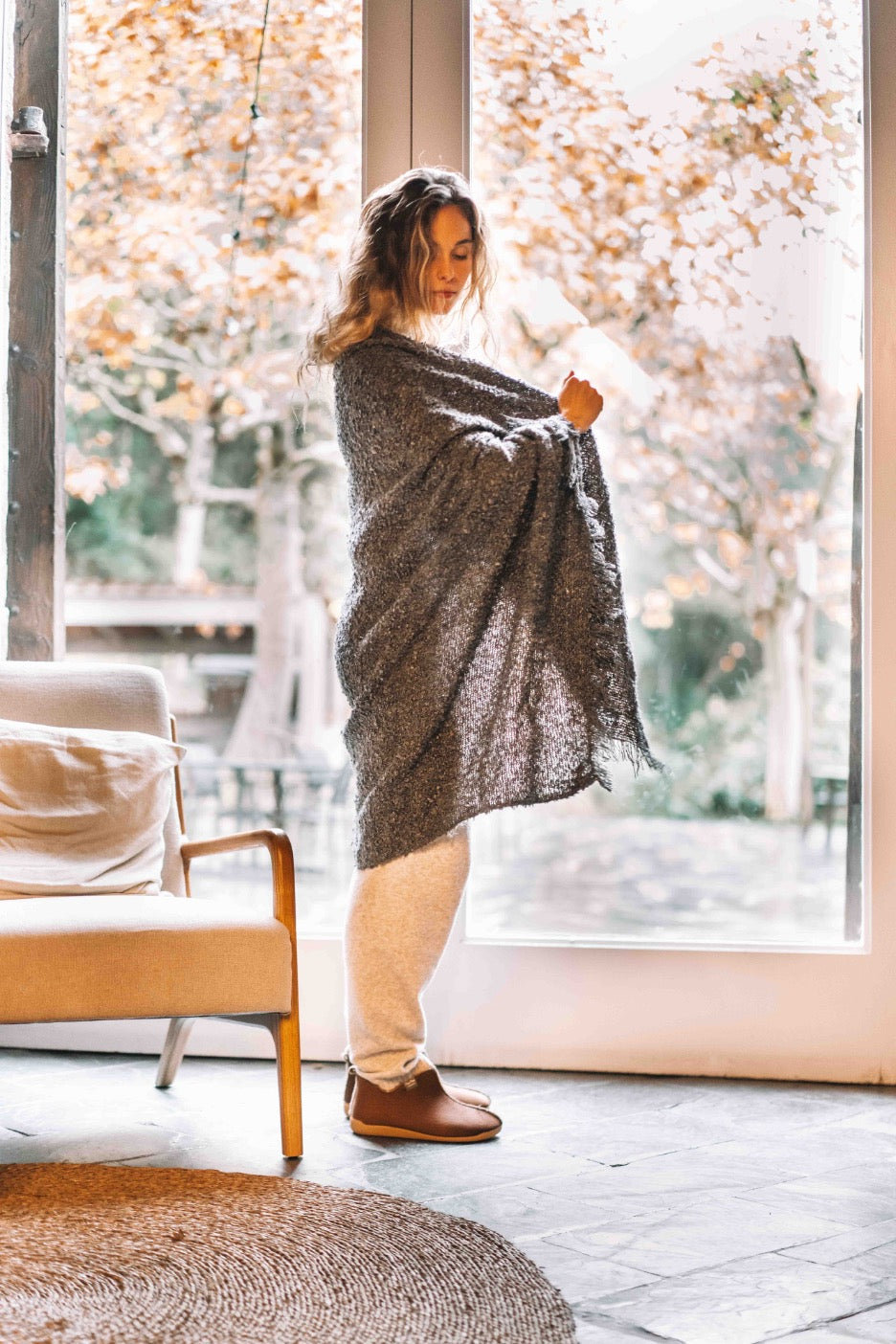 Chaussons style botte pour femme - MOSCU-BD