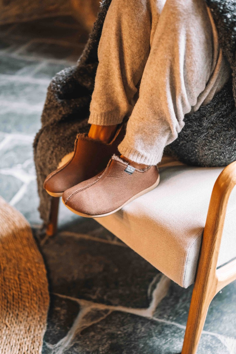 Chaussons style botte pour femme - MOSCU-BD