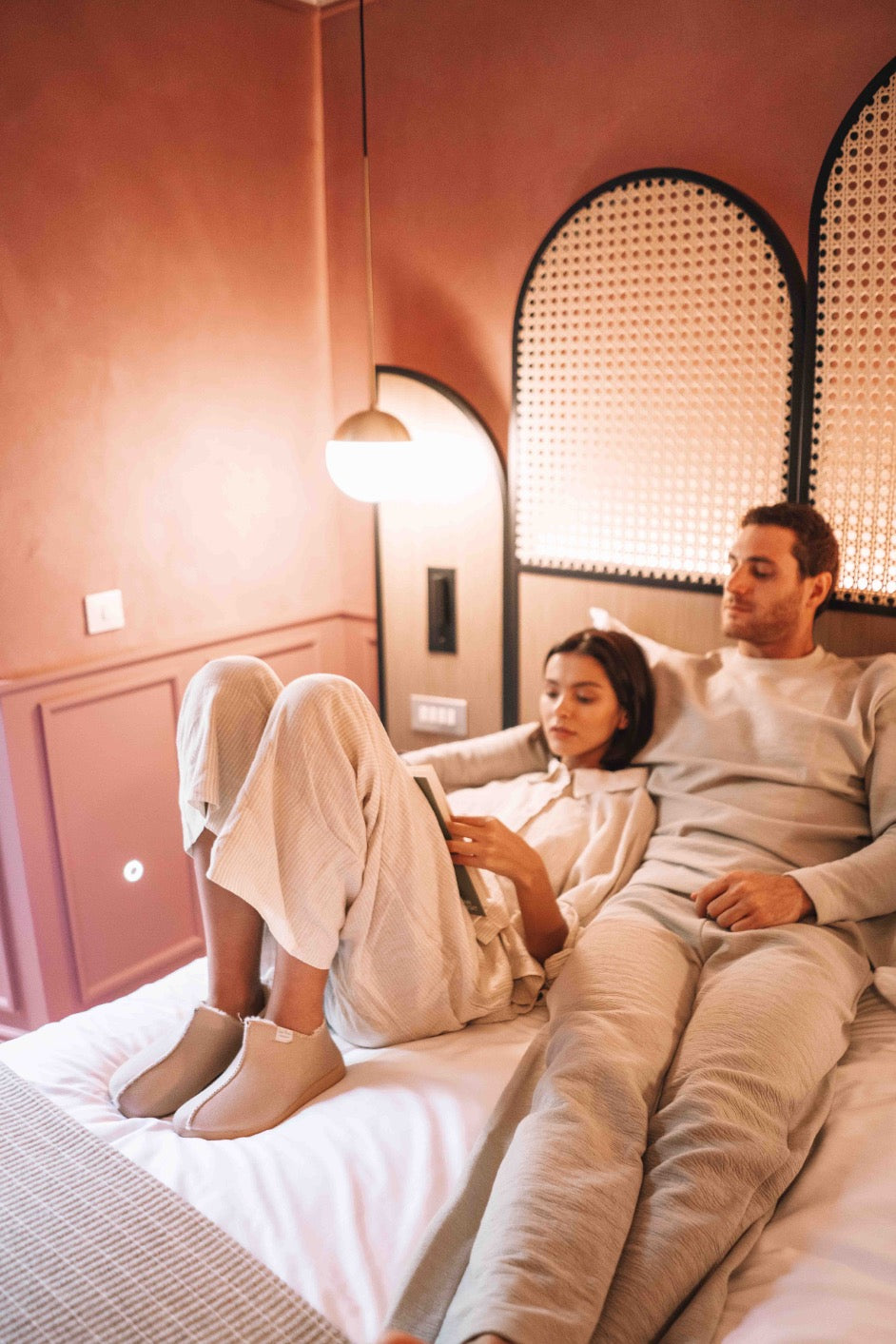 Chaussons style botte pour femme - MOSCU-BD