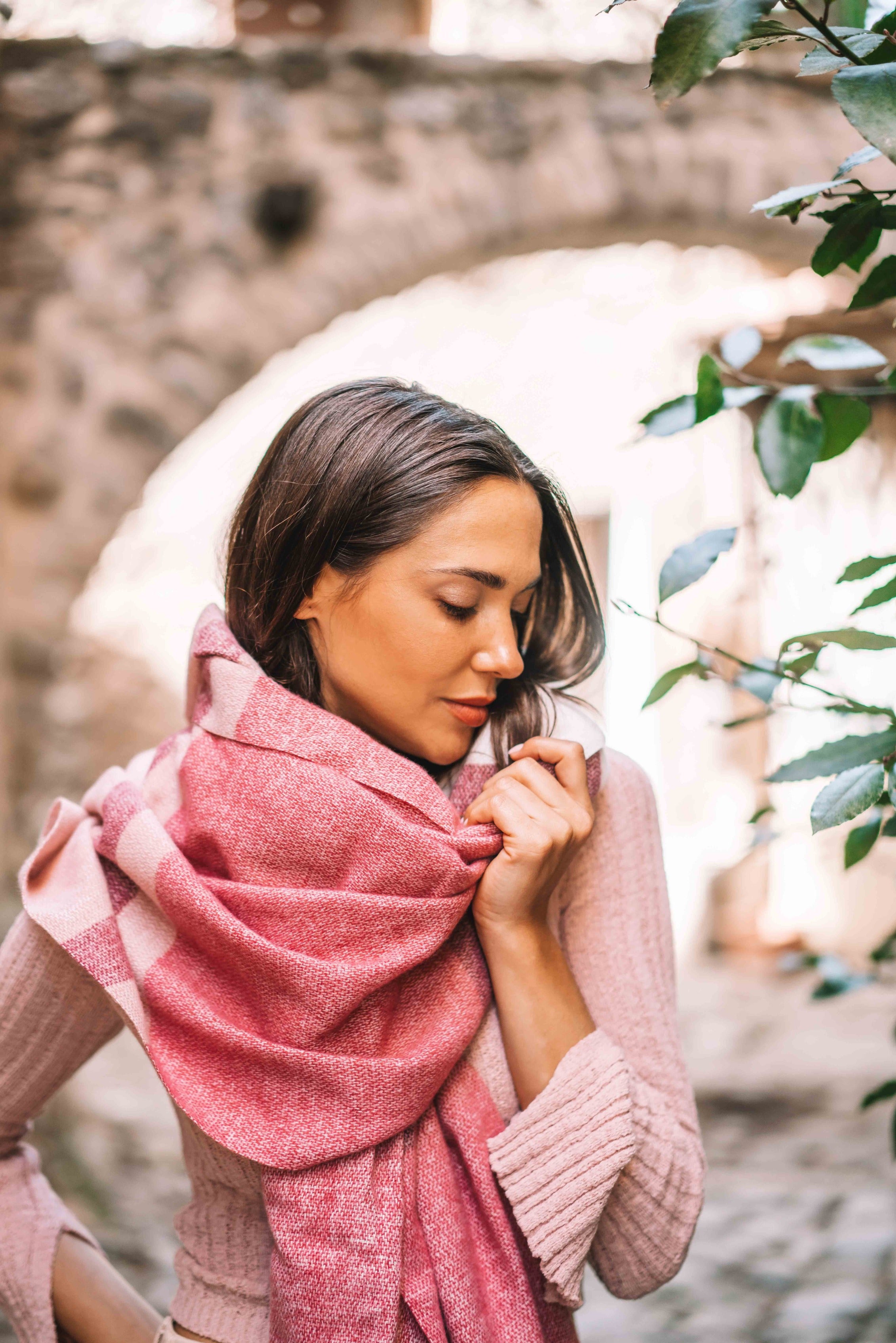 Imitation cashmere scarf | AMBER