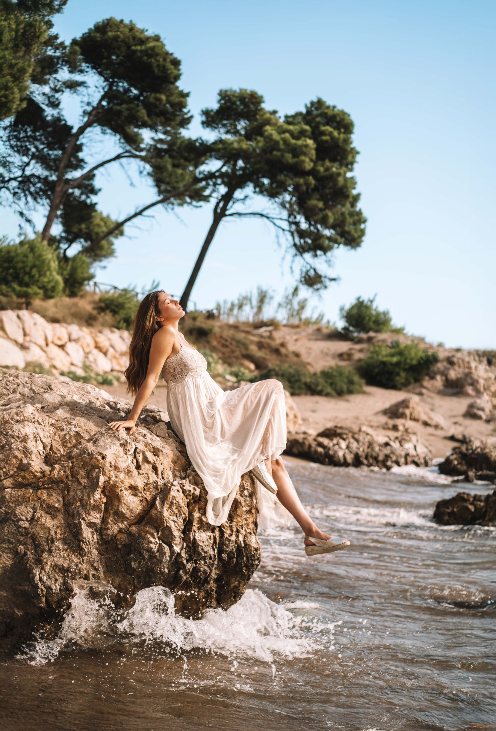 Wedge espadrilles in leather - BERNIA-P