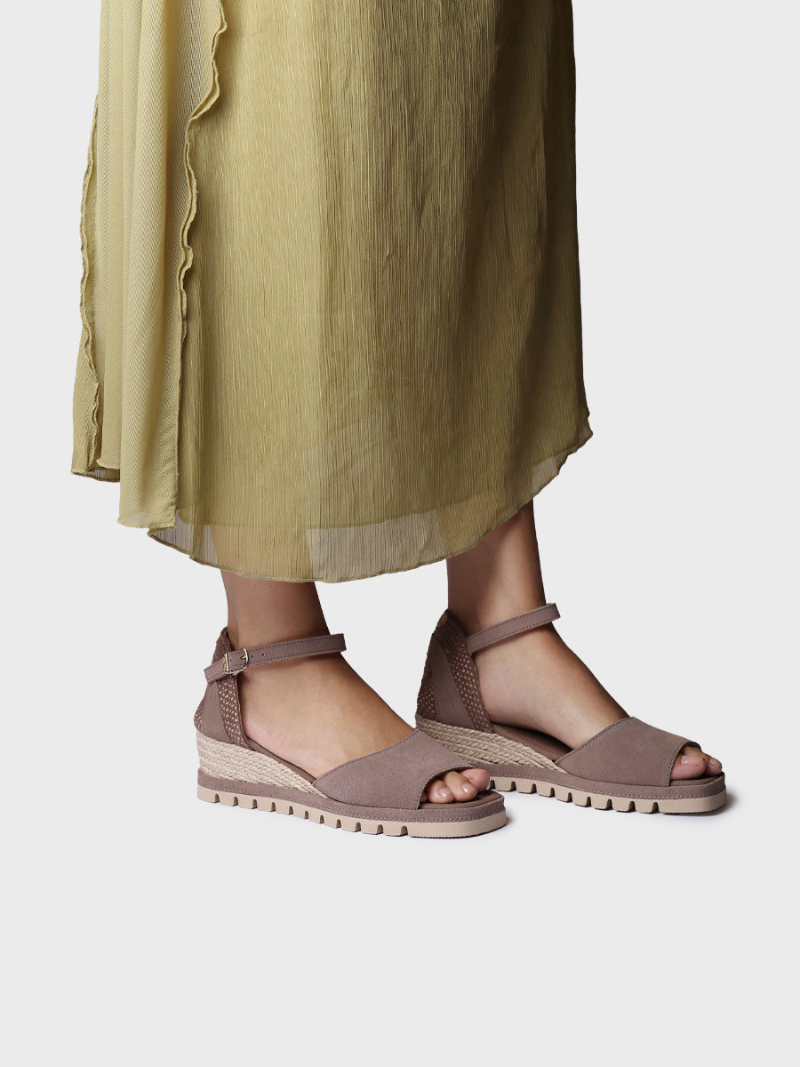 Women's suede wedge espadrilles | BREEZE
