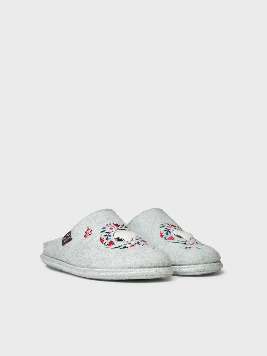 Snoopy women's felt clog-style slippers | SNOOPY