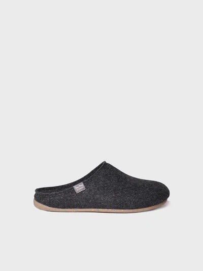 Men's clog-style house slipper in recycled felt | NEO-FR