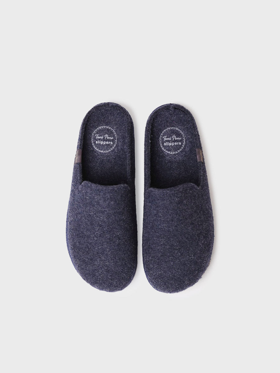 Men's slippers made from recycled wool |TOMAS-RW