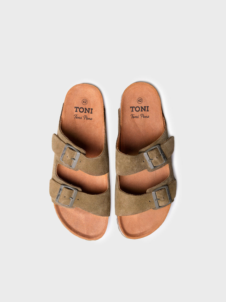 Men's sandal with buckles - GER-QT