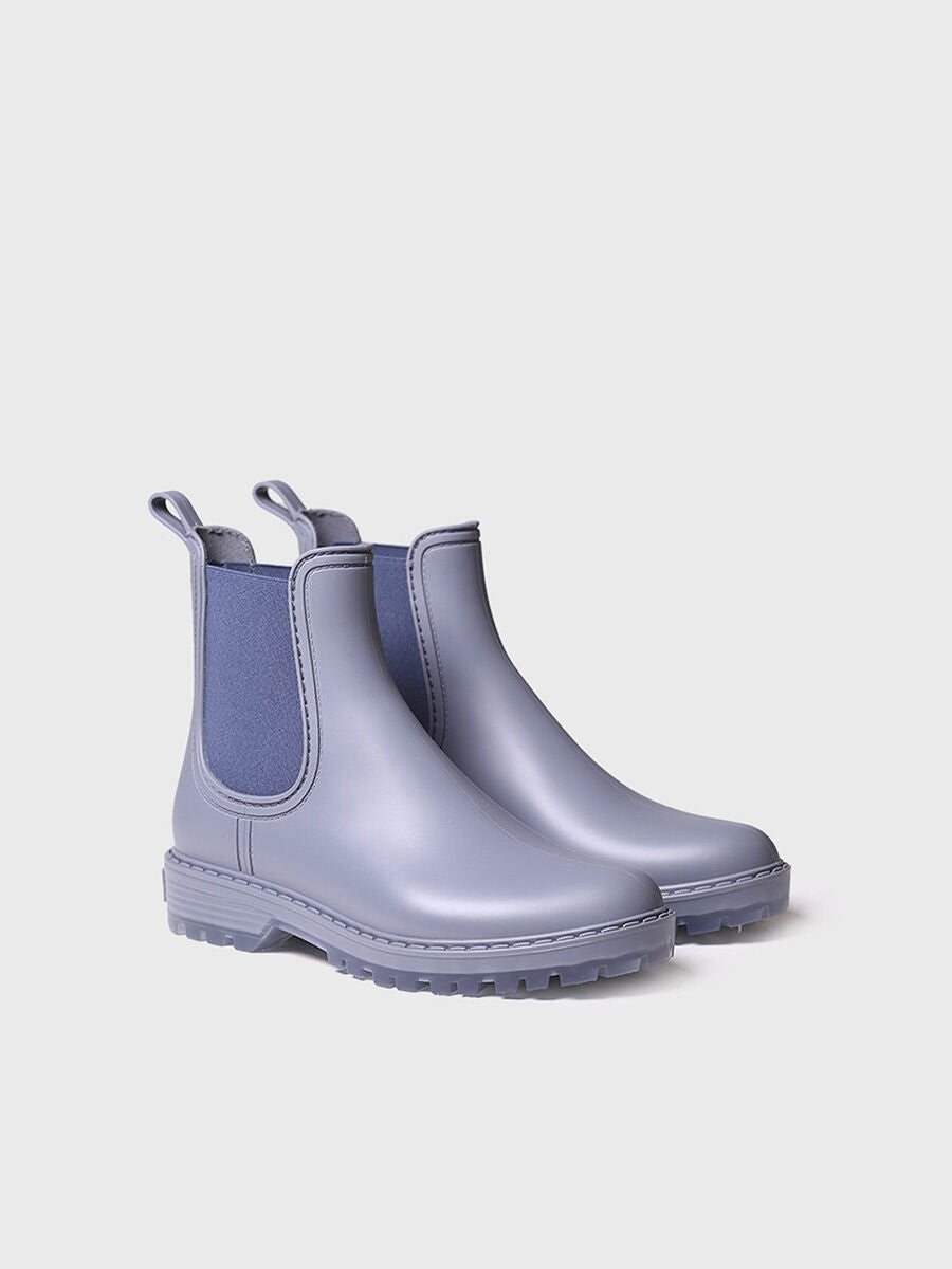 Women's rain Ankle boot in Blue - CANCUN-BLUE