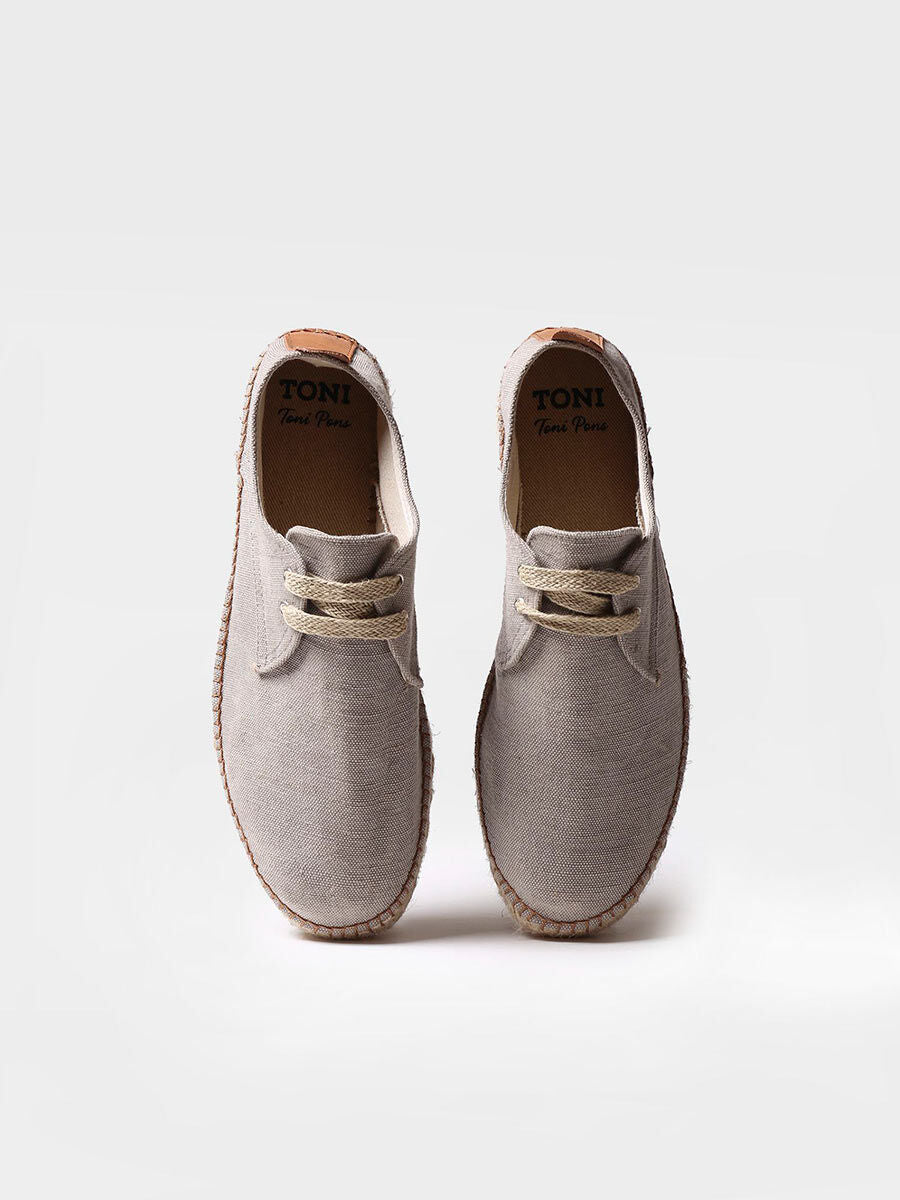 Men's espadrilles with laces - DIXON-STONE