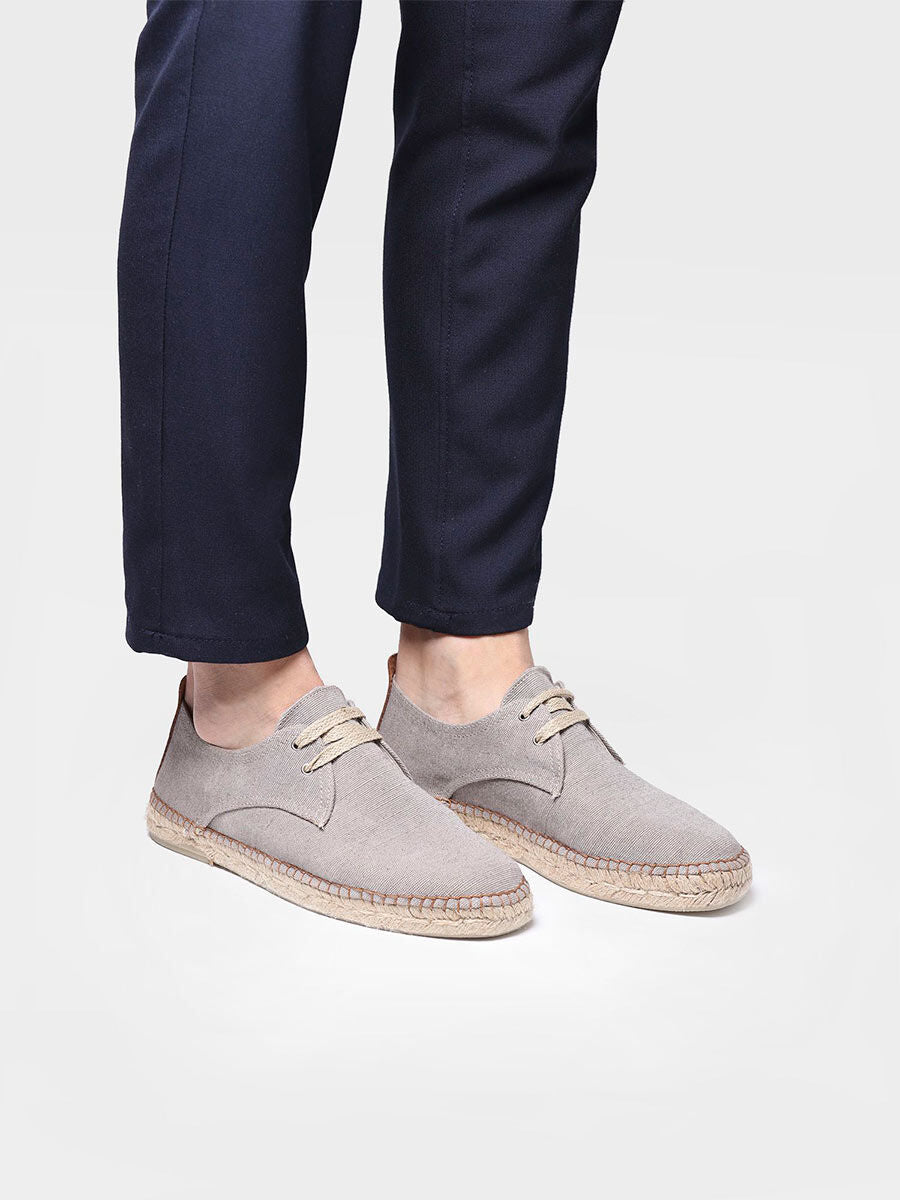 Men's espadrilles with laces - DIXON-STONE