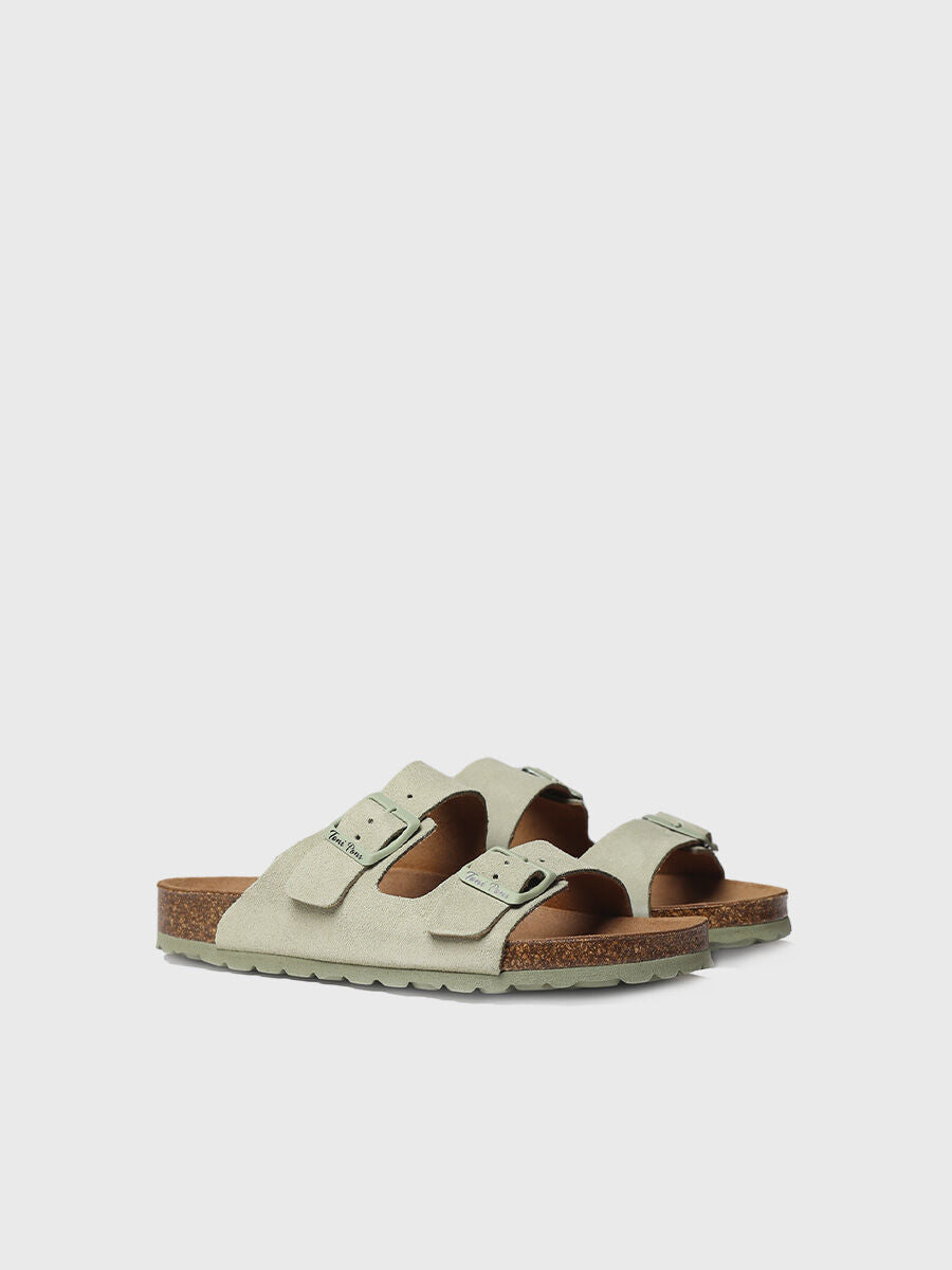 Women's Double Buckle Sandal - GHANA-QT-MINT