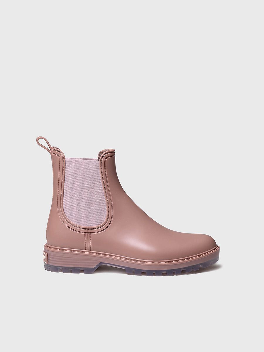 Women's rain Ankle boot in Pink - CANCUN-PINK