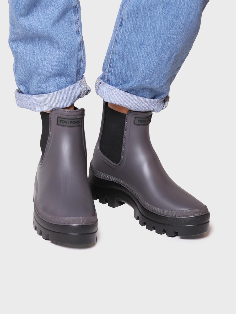 Women's Chelsea-style Waterproof Ankle boot in GREY - CARTER