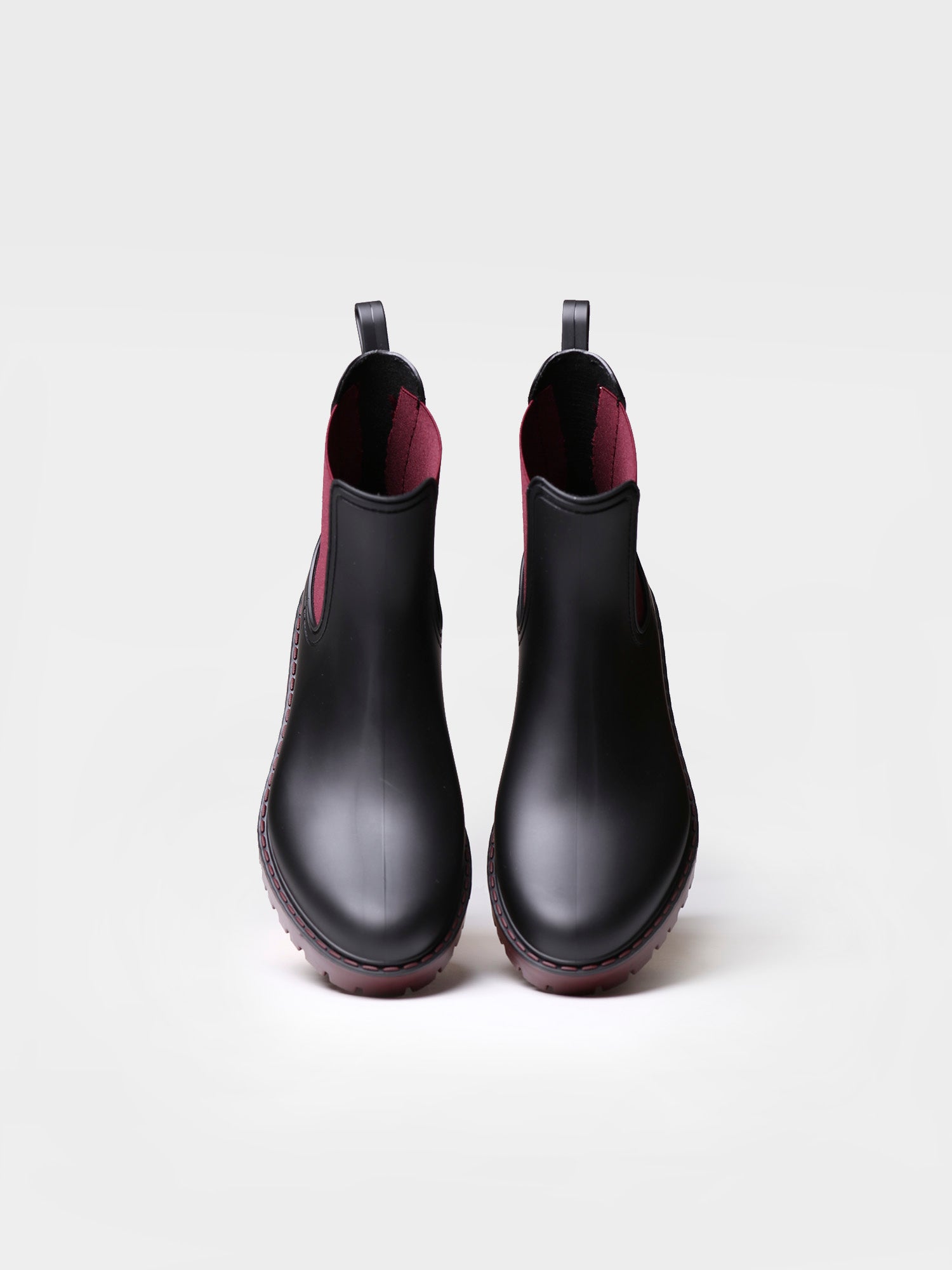 Women's rain Ankle boot in Burgundy - CAVOUR-BURGUNDY