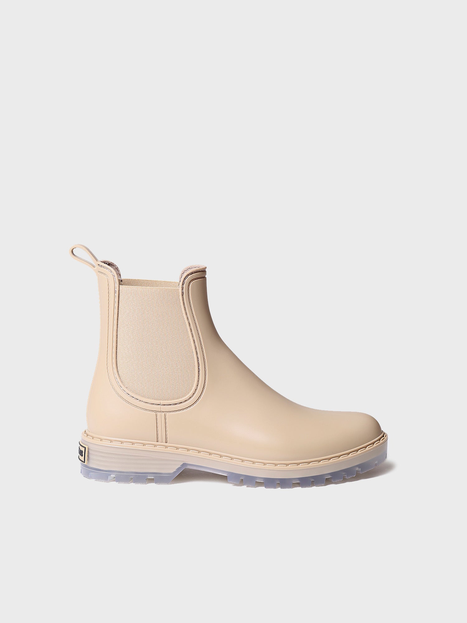 Women's Chelsea-style Waterproof Ankle boot in Beige - CONEY-BEIGE