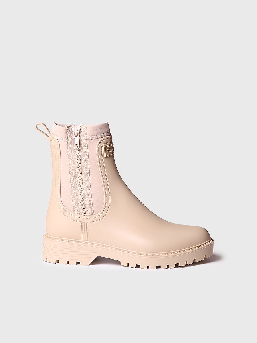 Women's neoprene and rubber ankle boot - CLAIS