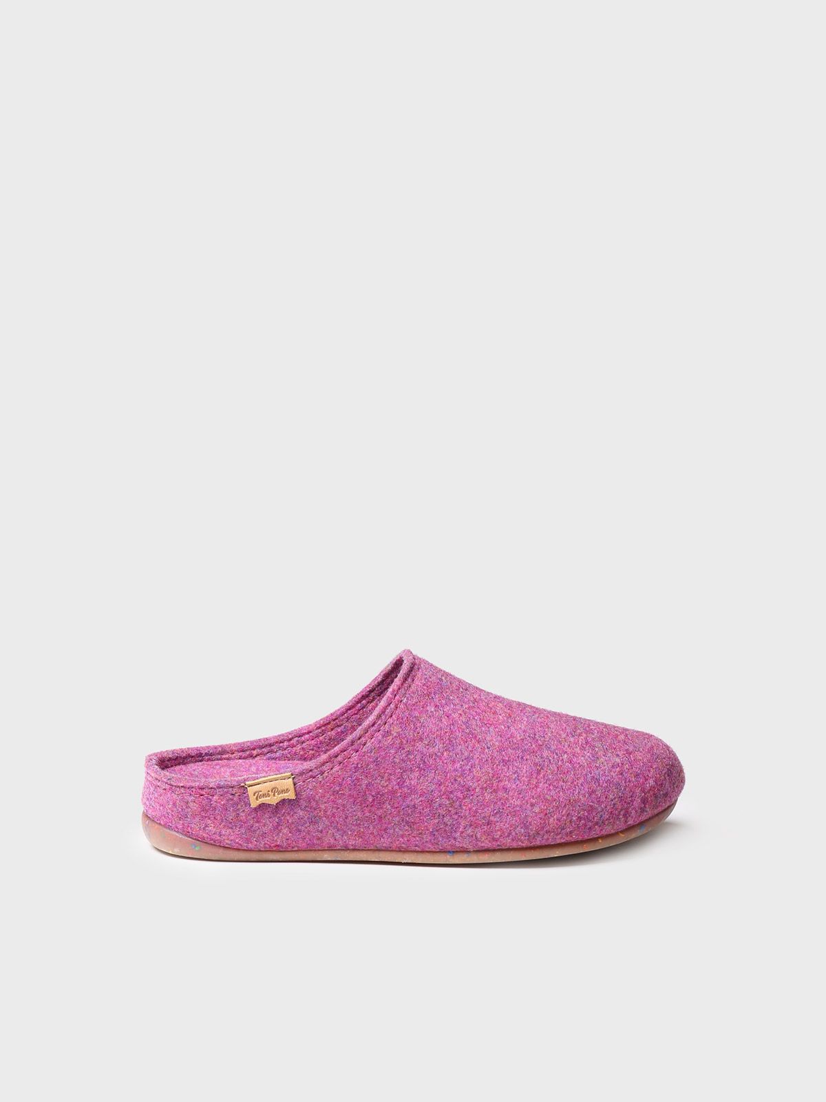 MONA-FR - Women's clog-style slipper in recycled felt