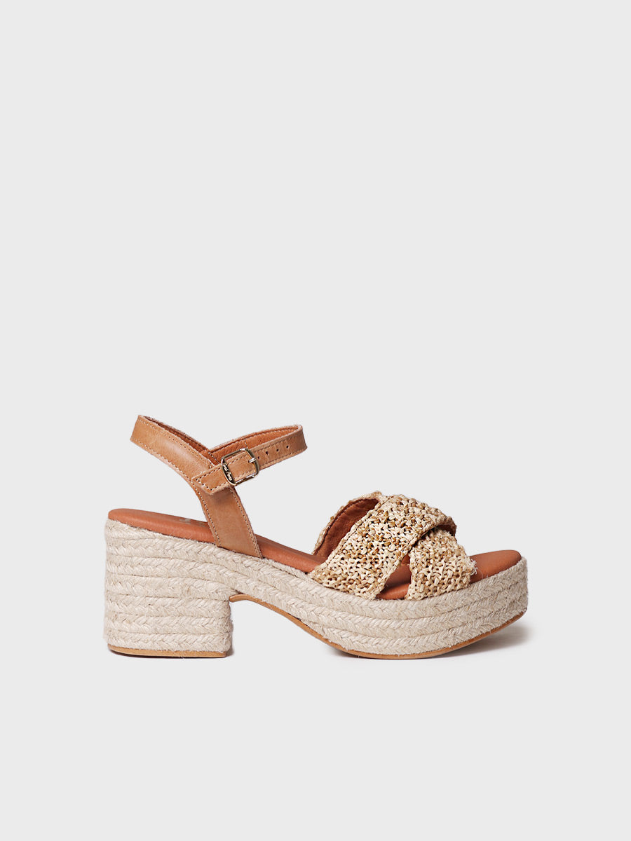 Women's espadrilles with wide heel - ATENES