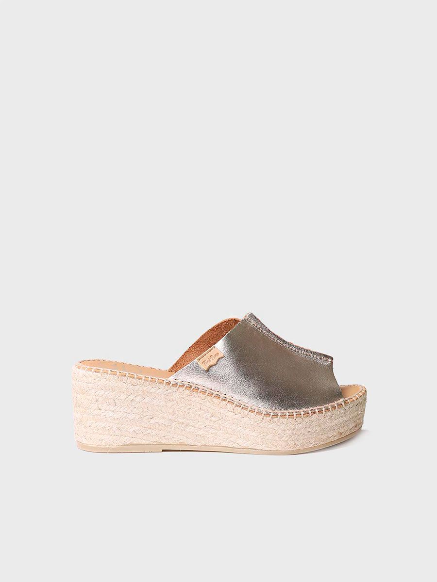 Women's leather espadrilles - IVONNE