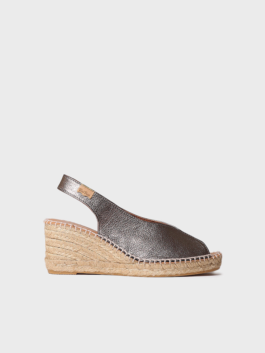 Wedge espadrilles peep toe style - LAILA-P