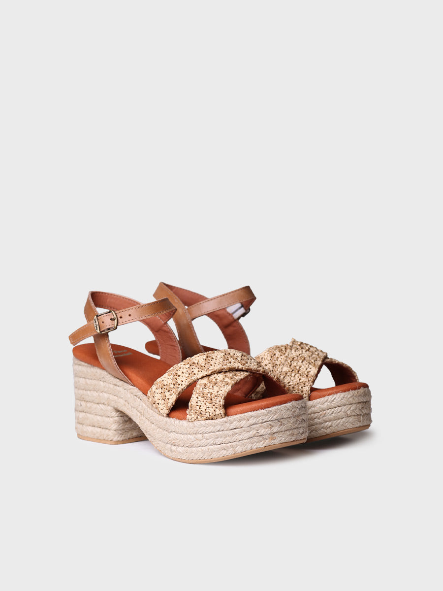 Women's espadrilles with wide heel - ATENES