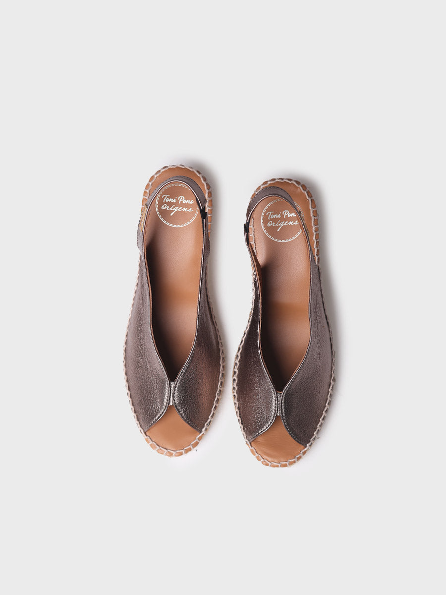 Wedge espadrilles peep toe style - LAILA-P