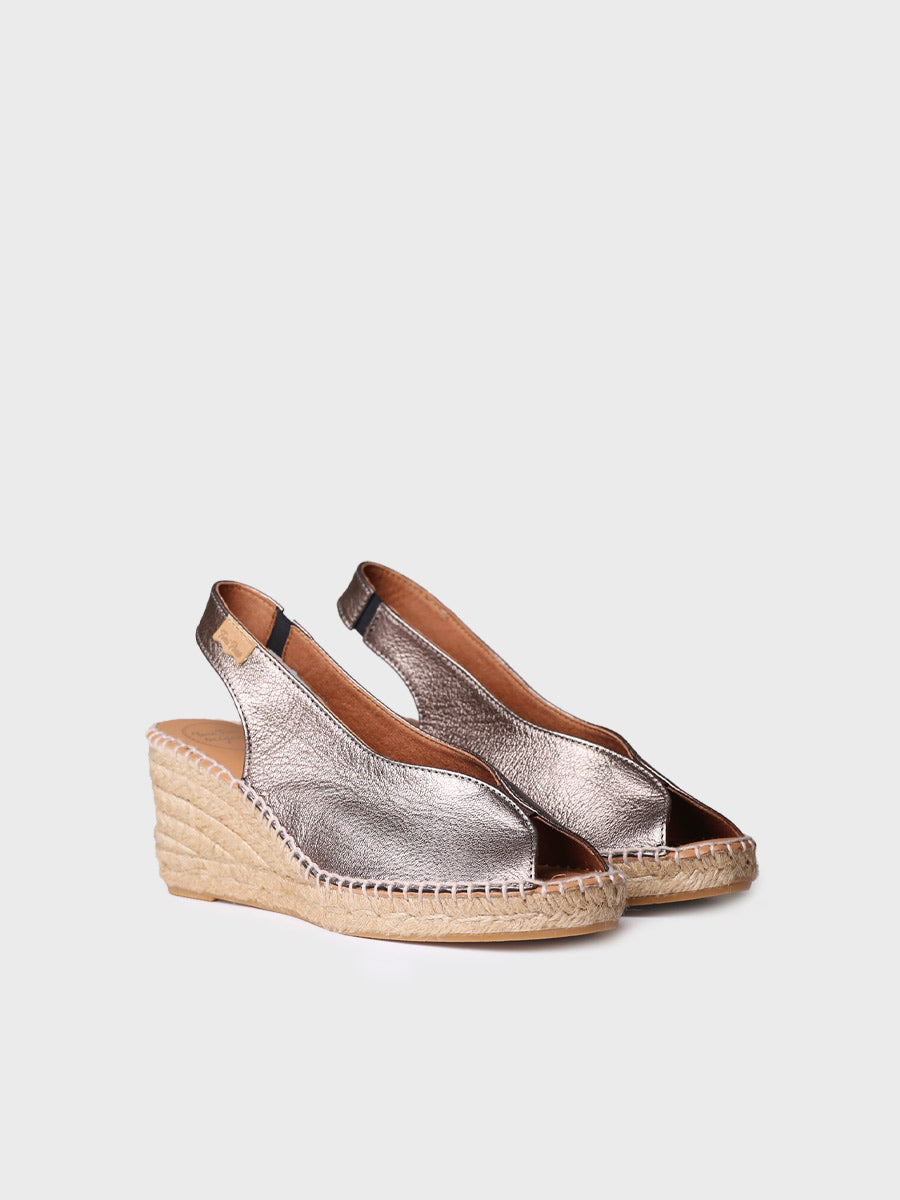 Wedge espadrilles peep toe style - LAILA-P