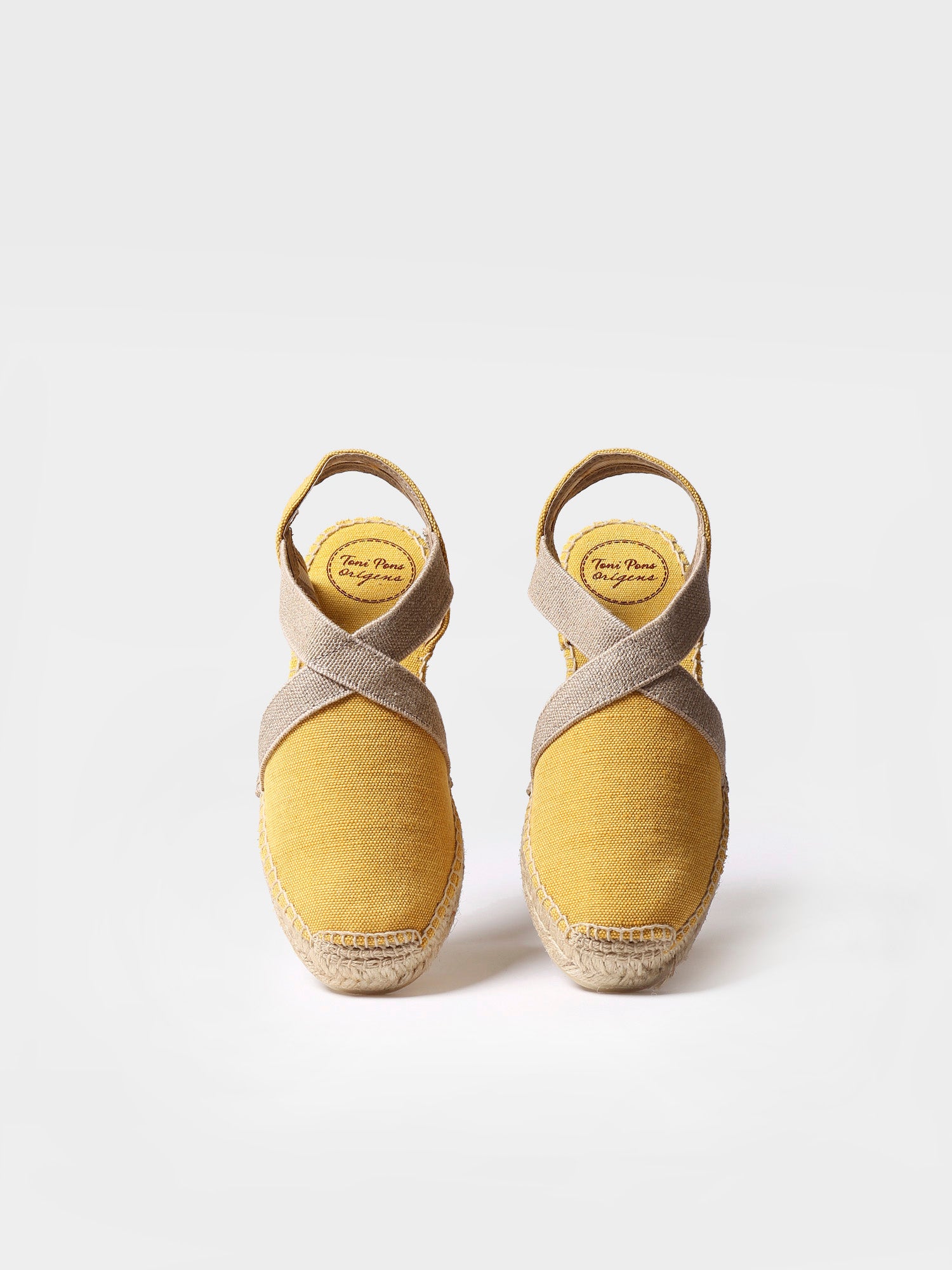 Women's flat vegan espadrilles in cotton fabric - VERDI-V