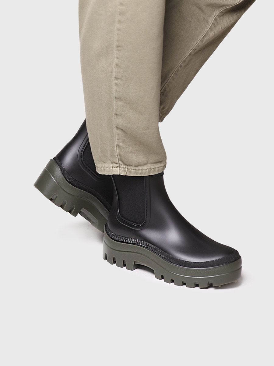 Women's rain boot with contrasting sole | COVENT