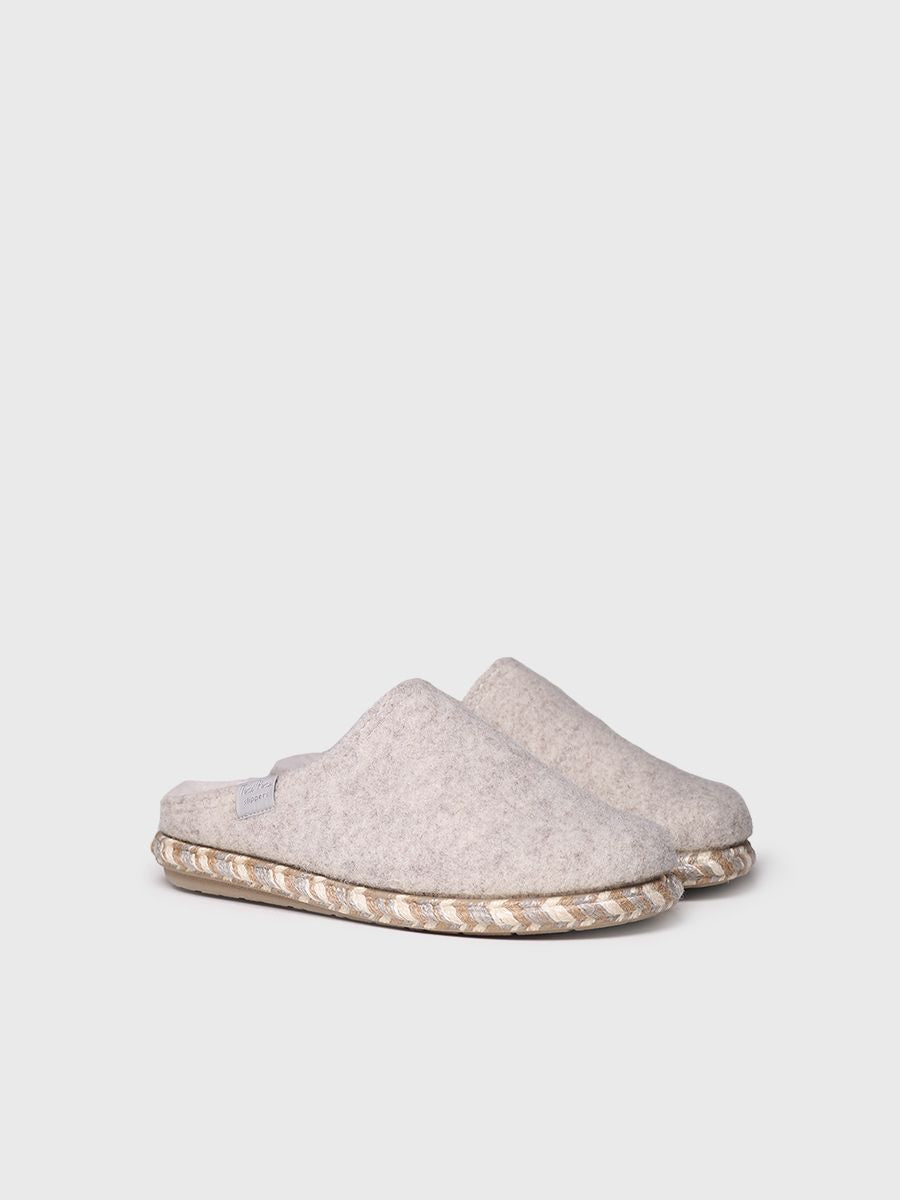 Women's slippers in felt - DELI-FP