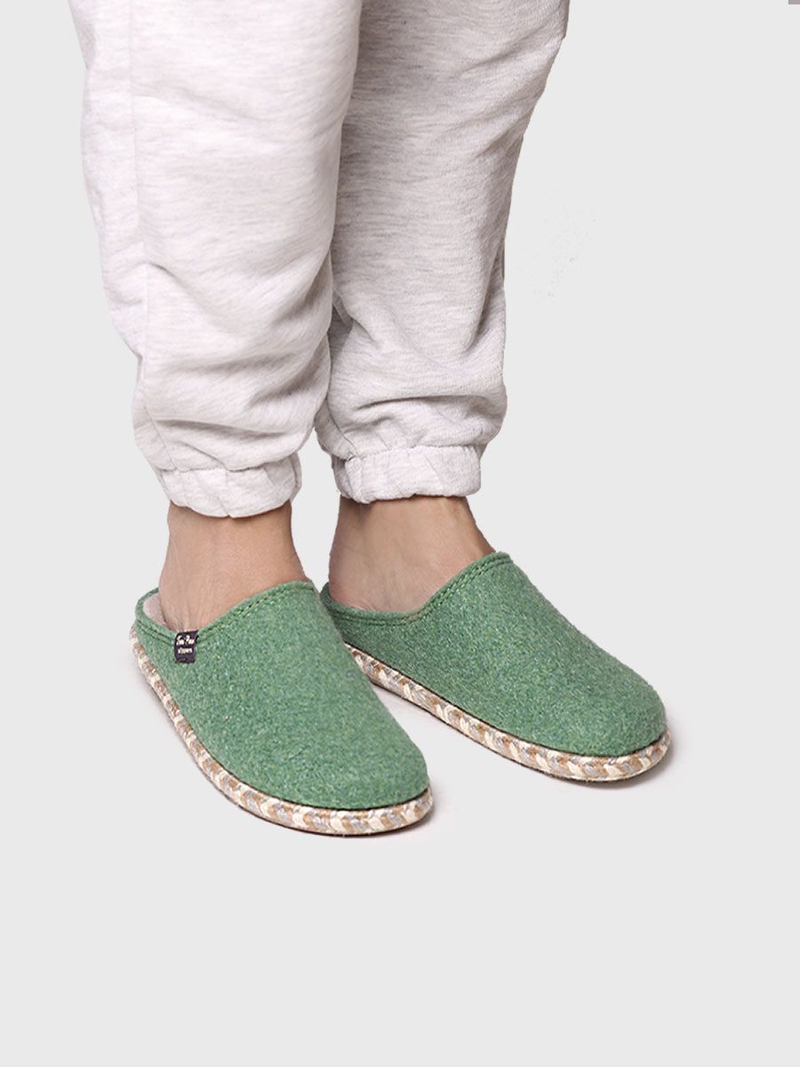 Women's slippers in felt - DELI-FP